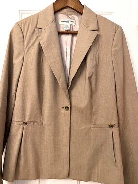 Banana Republic tan women's blazer size 10